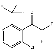 1-(2-Chloro-6-(trifluoromethyl)phenyl)-2,2-difluoroethanone Structure