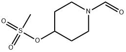 4-(Methylsulfonyl)oxy-1-piperidinecarboxaldehyde Structure