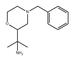 2-(4-苄基吗啉-2-基)丙烷-2-胺 结构式