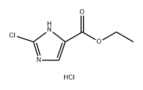 2-氯-1H-咪唑-5-羧酸乙酯盐酸盐, 2228676-12-6, 结构式