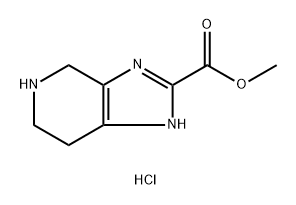 4,5,6,7-四氢-3H-咪唑并[4,5-C]吡啶-2-羧酸甲酯二盐酸盐, 2228811-15-0, 结构式
