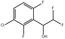 3-Chloro-α-(difluoromethyl)-2,6-difluorobenzenemethanol,2228987-56-0,结构式