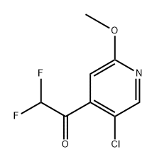 1-(5-Chloro-2-methoxypyridin-4-yl)-2,2-difluoroethanone,2229093-70-1,结构式