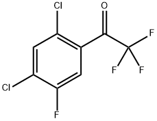 1-(2,4-Dichloro-5-fluorophenyl)-2,2,2-trifluoroethanone Structure