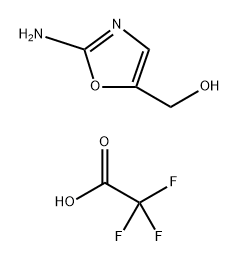 5-Oxazolemethanol, 2-amino-, 2,2,2-trifluoroacetate (1:1) Struktur