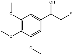 α-(Fluoromethyl)-3,4,5-trimethoxybenzenemethanol 结构式