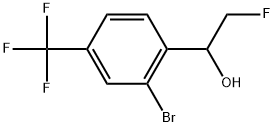 2-Bromo-α-(fluoromethyl)-4-(trifluoromethyl)benzenemethanol Structure