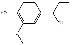 α-(Fluoromethyl)-4-hydroxy-3-methoxybenzenemethanol 结构式