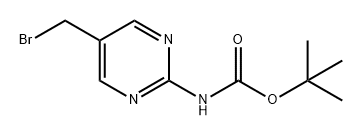 tert-butyl 
N-[5-(bromomethyl)pyrimidin-2-yl]carbamate|