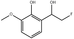 α-(Fluoromethyl)-2-hydroxy-3-methoxybenzenemethanol 结构式