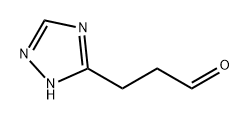 3-(1H-1,2,4-triazol-3-yl)propanal Struktur