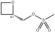 (S)-氧杂环丁烷-2-基甲基甲磺酸盐 结构式