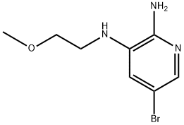 5-溴-N3-(2-甲氧乙基)吡啶-2,3-二胺,2230201-15-5,结构式