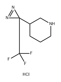 3-(3-(三氟甲基)-3H-二氮杂-3-基)哌啶盐酸盐, 2230798-45-3, 结构式