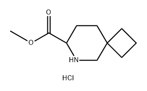 methyl 6-azaspiro[3.5]nonane-7-carboxylate hydrochloride Structure