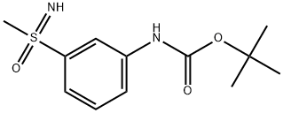 tert-butyl N-{3-[imino(methyl)oxo-lambda6-sulfanyl]phenyl}carbamate Struktur