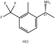 (1R)-1-[2-METHYL-3-(TRIFLUOROMETHYL)PHENYL]ETHYLAMINE HCl Structure