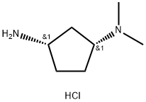 顺式-N1,N1-二甲基环戊烷-1,3-二胺二盐酸盐,2230913-58-1,结构式