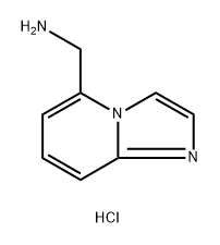 Imidazo[1,2-a]pyridine-5-methanamine, hydrochloride (1:1) Structure