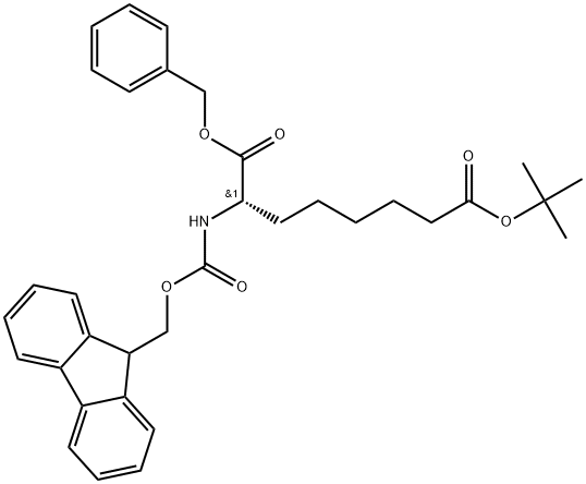 Fmoc-L-Asu(Ot-Bu)-OBn Struktur