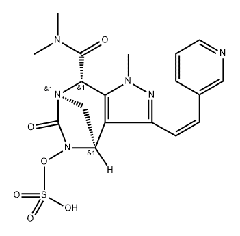 rel-(4R,7R,8S)-4,5,6,8-Tetrahydro-N,N,1- trimethyl-6-oxo-3-[(1Z)-2-(3-pyridinyl)ethenyl] -5-(sulfooxy)-1H-4,7-methanopyrazolo[3,4-e] [1,3]diazepine-8-carboxamide|REL-(4R,7R,8S)-4,5,6,8-TETRAHYDRO-N,N,1- TRIMETHYL-6-OXO-3-[(1Z)-2-(3-PYRIDINYL)ETHENYL] -5-(SULFOOX