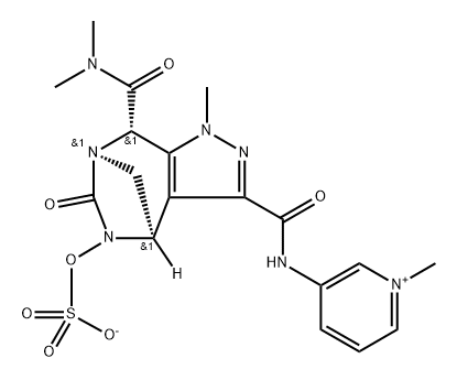 PYRIDINIUM, 3-[[[(4R,7R,8S)-8-[(DIMETHYLAMINO) CARBONYL]-4,5,6,8-TETRAHYDRO-1-METHYL-6-OXO5-(SULFOO,2233569-95-2,结构式