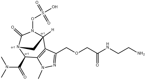 rel-(4R,7R,8S)-3-[[2-[(2-Aminoethyl)amino]-2- oxoethoxy]methyl]-4,5,6,8-tetrahydro-N,N,1- trimethyl-6-oxo-5-(sulfooxy)-1H-4,7- methanopyrazolo[3,4-e][1,3]diazepine-8- carboxamide|REL-(4R,7R,8S)-3-[[2-[(2-AMINOETHYL)AMINO]-2- OXOETHOXY]METHYL]-4,5,6,8-TETRAHYDRO-N,N,1- TRIMETHYL-