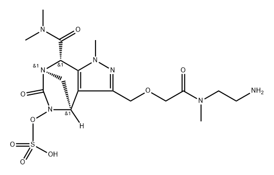 1H-4,7-METHANOPYRAZOLO[3,4-E][1,3]DIAZEPINE8-CARBOXAMIDE, 3-[[2-[(2-AMINOETHYL)METHYL AMINO]-2-OXOET 结构式