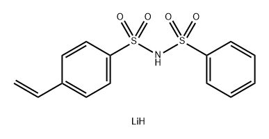 乙烯基双苯磺酰亚胺锂 结构式