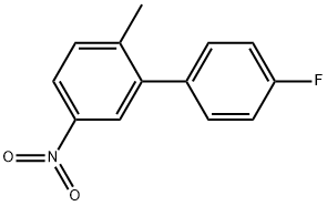 4'-Fluoro-2-methyl-5-nitro-1,1'-biphenyl Struktur