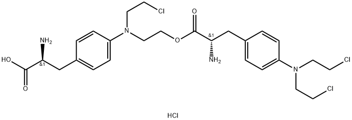 Melphalan Dimer Hydrochloride Structure