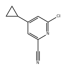 2239306-37-5 6-chloro-4-cyclopropyl-pyridine-2-carbonitrile