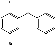 2-benzyl-4-bromo-1-fluorobenzene Structure