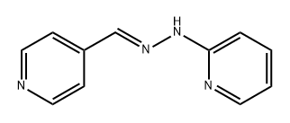 4-[(1E)-[2-(吡啶-2-基)肼-1-亚基]甲基]吡啶,2241017-37-6,结构式