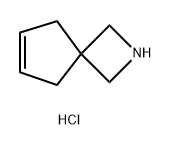 2-azaspiro[3.4]oct-6-ene hydrochloride, 2241131-01-9, 结构式