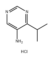 4-(propan-2-yl)pyrimidin-5-amine dihydrochloride Structure