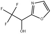 2,2,2-trifluoro-1-(1,3-oxazol-2-yl)ethan-1-ol Struktur