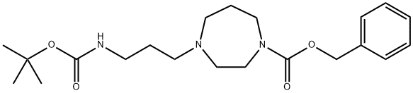 2241314-59-8 benzyl 4-(3-((tert-butoxycarbonyl)amino)propyl)-1,4-diazepane-1-carboxylate