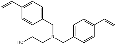 2-[双[(4-乙烯基苯基)甲基]氨基]乙醇,2241331-55-3,结构式