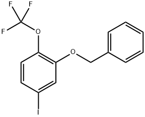 2-(Benzyloxy)-4-iodo-1-(trifluoromethoxy)benzene Struktur