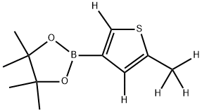 2241877-15-4 4,4,5,5-tetramethyl-2-(5-(methyl-d3)thiophen-3-yl-2,4-d2)-1,3,2-dioxaborolane