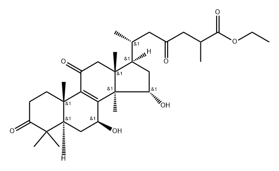 灵芝酸A乙酯,2242593-18-4,结构式
