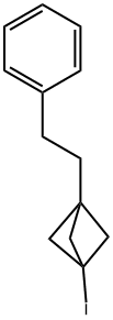 1-Iodo-3-phenethyl-bicyclo[1.1.1]pentane 化学構造式