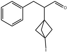 2-(3-Iodo-bicyclo[1.1.1]pent-1-yl)-3-phenyl-propionaldehyde Structure