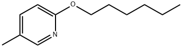 2-(Hexyloxy)-5-methylpyridine 化学構造式