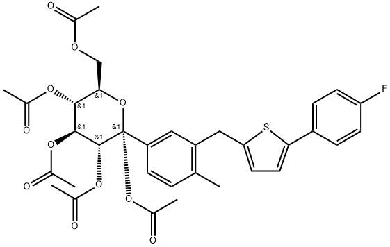 Canagliflozin Impurity 49 化学構造式