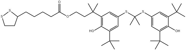 普罗布考杂质01,2243172-22-5,结构式