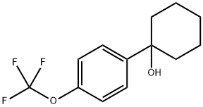 1-(4-(trifluoromethoxy)phenyl)cyclohexanol Struktur