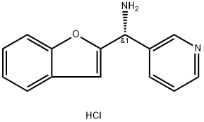 (R)-苯并呋喃-2-基(吡啶-3-基)甲胺二盐酸盐, 2243501-65-5, 结构式