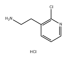 3-Pyridineethanamine, 2-chloro-, hydrochloride (1:1) Structure